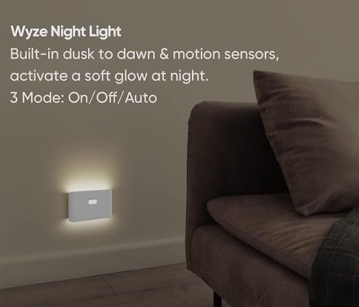 WYZE Smart Scale X Black &amp 3 Pack WYZE Night Lights