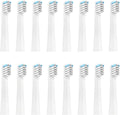 for Realme N1 N2 RTX2103 SN301 Electric Toothbrush Replacement Heads Soft Dupont Bristle Nozzles4/8/16pcs(16PCS White)