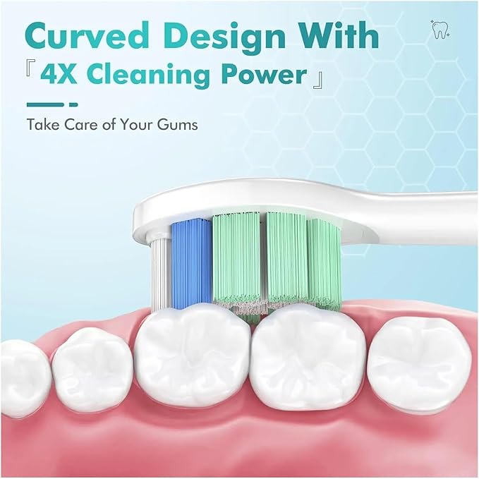 Toothbrush Heads Plaque Defence Replacement Electric HeadCompatible for PH C2 Optimal(10PCS)