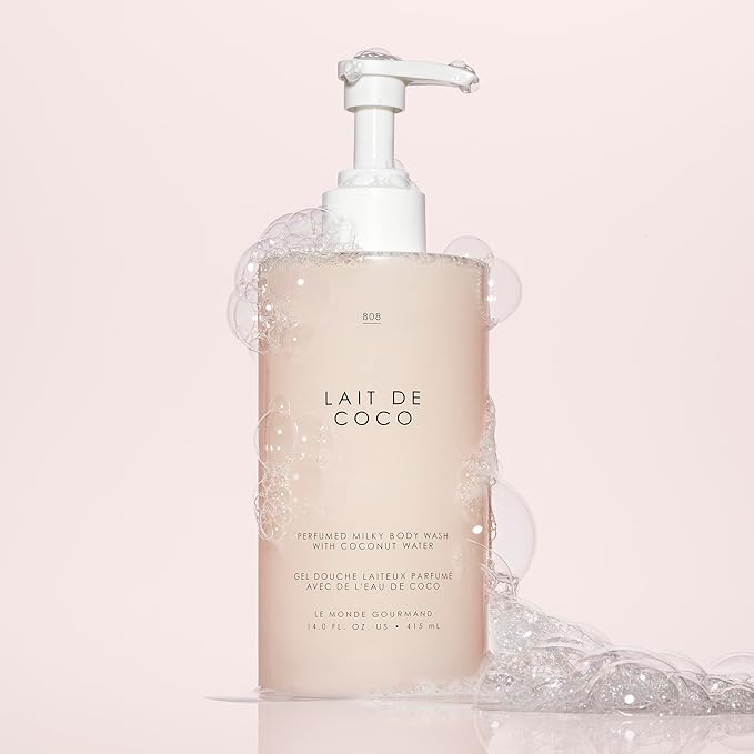 Le Monde Gourmand Lait de Coco Perfumed Milky Body Wash - 14 fl oz (414 ml) - Vanilla Praline Warm Notes