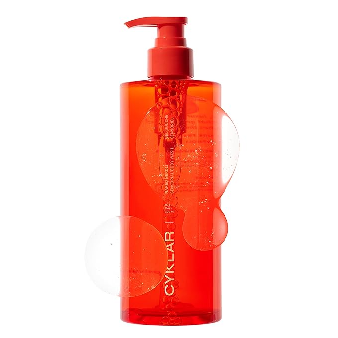 CYKLAR Sensorial Body Wash. Naked Neroli Hydrating Cleanser with Moisture Locking Multi-Oil Complex Sodium PCA and Glycerin. Nourishing Shower Gel for Women and Men 16.5 Fl Oz Luxury Bodywash