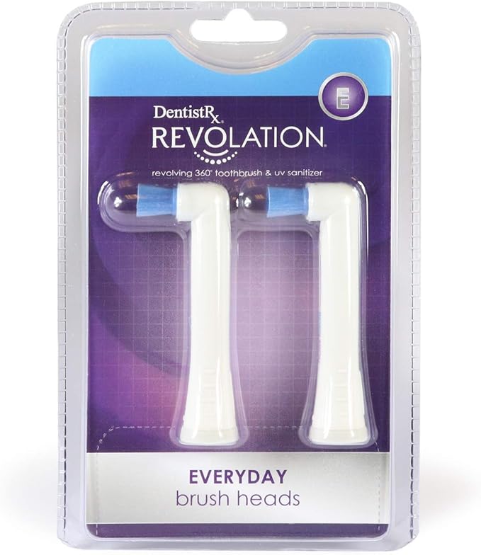 Revolation Everyday Brush Head Refill - 2 Pack
