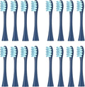 16pcs Replacement Brush Compatible for Oclean Sonic X/Pro/ Z1/ SE F1 One PW01/03/05/07/09 P5 Electric Toothbrush(16 Blue)