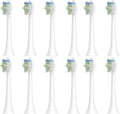 4pcs Replacement Brush HeadCompatible for PH Sonic Care Diamondclean Electric Toothbrush(12 White)