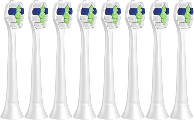 4/8pcs Replacement Toothbrush HeadsSonic Care Heads Brush Compatible for Sonicare Handle(8pcs)