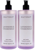 SpaceNK Beauty Space Body Wash - Lavander and Chamomile for Unisex - 16.91 oz Body Wash (Pack of 2)