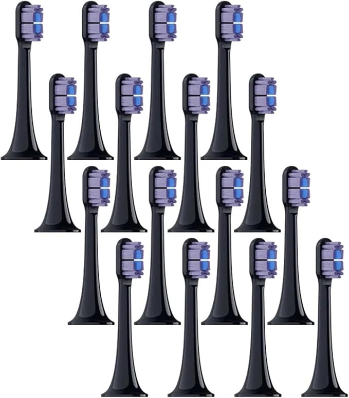 12/16/20PCSCompatible for XIAOMI MIJIA T700 Replacement Toothbrush Heads Soft Bristle Brush(T700 Purple-16pcs)