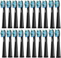 20 Pcs Replaceable Brush Heads Compatible for FW/SG 507/508/515/551/917/959(20 Black)