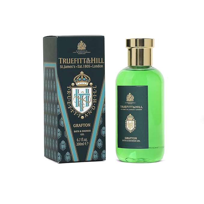 Truefitt &amp Hill Grafton Bath &amp Shower Gel 200Ml 6.7 Ounce