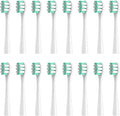 Replacement Toothbrush HeadCompatible for Nandme NX7000 Sonic Electric Soft Bristle Tooth Brush8/16pcs(16WHITE Clean Type)