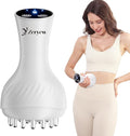 3-in-1 Handheld Lymphatic Drainage Massager with Red Light Heat &amp Vibration - Cordless Anti Cellulite Massage Tool for Body Relaxation 3 Modes &amp 9 Speeds for Belly Legs Thighs