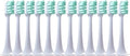 12PCS for T300/T500/T700 Replacement Brush Heads Electric Tooth(12Green)