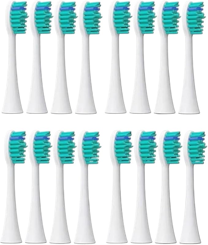 Compatible for Philips Sonicare Toothbrush Brush Head Replacement Heads HX3/HX6/HX9 Series HX3210/3211/6150/6500/6510/6530/9342/6730(16P4)