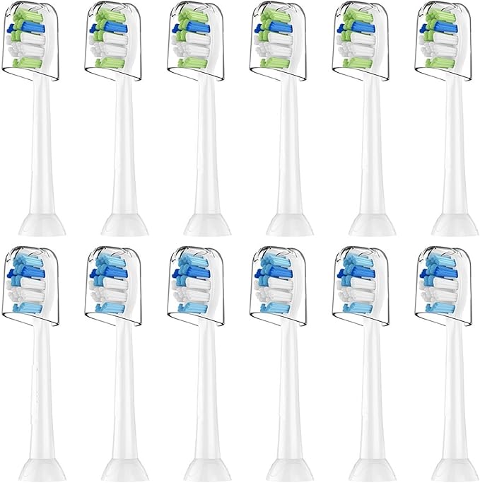 Toothbrush Heads Compatible for Philips(3color-1A-12pcs)