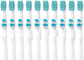 10/20PCS Electric Toothbrush HeadsCompatible for SEAGO SG899/SG507/SG610/SG659/SG917/E1/E2/E3 Vacuum Replacemen Brush Head(Purple)