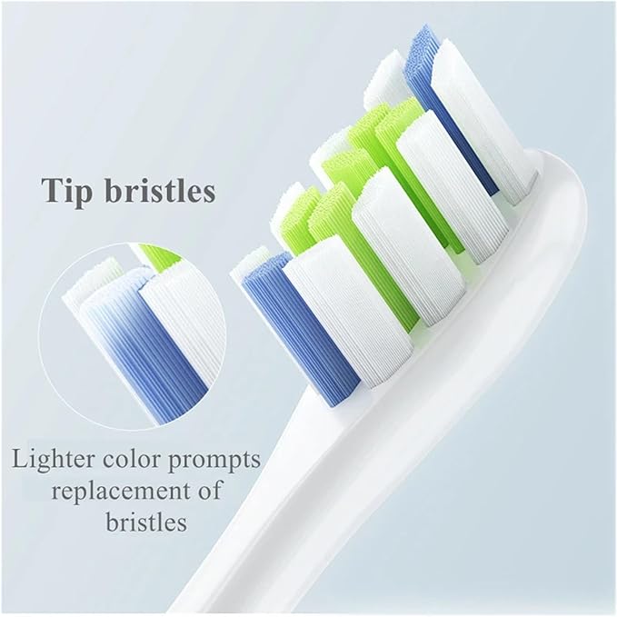 Replacement Brush HeadsCompatible for Oclean X PRO Elite/Flow/F1/One/X/All Series Electric Toothbrush(8 pcs Grey)