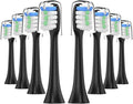 16pcs ToothbrushCompatible for X3Pro / X3U X5 V1 V2 X1 Brush Teeth Oral(BlackA)