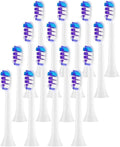 4/8/12/16Pcs Replacement Toothbrush Heads Compatible with Electric Brush Head 6500 6100 7500 5300(25Pcs)