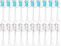 Compatible for T300/T500/T700 Electric Toothbrush Heads Replaceable Refill Nozzles 4 Colors with Anti-Dust Caps 20Pcs(10Pink10Blue)