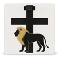 African Leo Lion King with Cross Scale for Body Weight Sturdy Tempered Glass Weighing Scales with LCD Display Accurate Digital Bathroom Scale Convenient Body Fat Smart Scales Easy Read