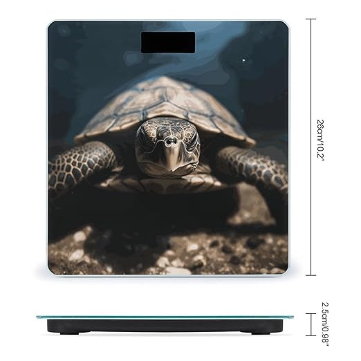 Animal Tortoise Bathroom ScaleHighly Accurate Digital Weighing Machine for People Bright LED Display Weight Scale for The Aldult Home Use