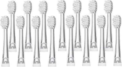 10/15Pcs SG-831 Soft Bristle Replaceable Brush HeadsCompatible for SG977/EK6/EK7/SG513 Toothbrush Head(10 PCS)