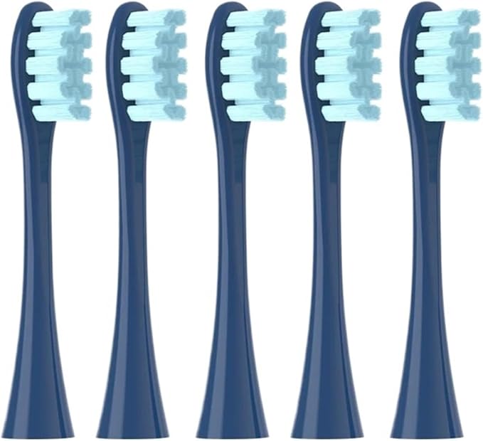 Colorful Brush Heads Fit Flow Air 2 Practical Daily Cleaning(5 Blue)