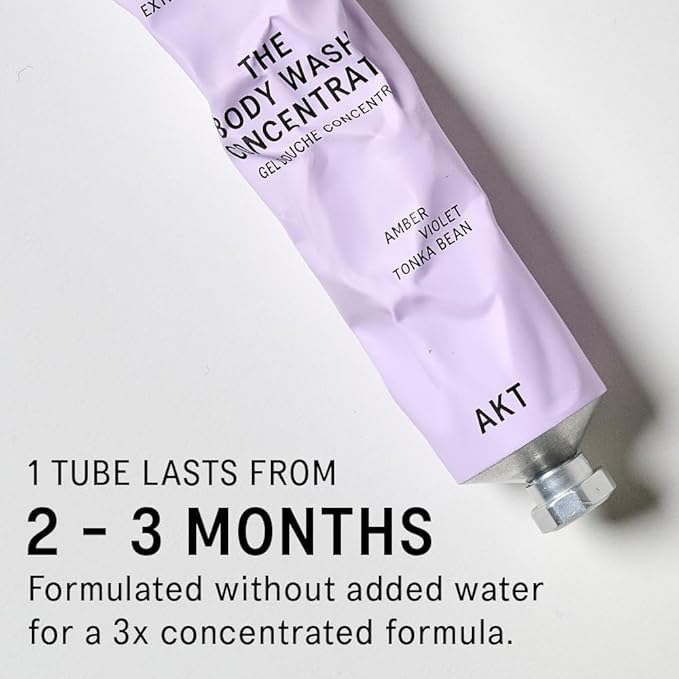 AKT The Body Wash Concentrate 3.4 Fl Oz Natural Shower Gel with Skin-Balancing Prebiotics Body Wash Women &amp Men with Olive Squalane &amp Vitamin E Sc.05 Columbia Road All Genders