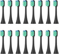 Replacement Toothbrush HeadsCompatible for Panasonic Doltz EW-DC01/DC12/PDL54/PDP51/EW1031/DE92/WEW0980/DL40/DL75/DL82(16pcs Black)