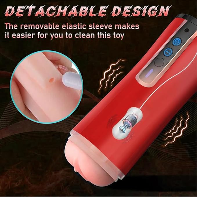 Male Masterburbatar with 10 Viboators Sucking Automatic Male Mastusbafor Hands Free Tight Sleeve Hoodies Pocket Puzzy Silicone Full Body Electric Blowjobob Machine for Man Massager Machine PWO2