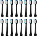 Compatible for S100 S200 S600 S700 S710 S800 S820 S900 S910 Toothbrush Heads Heads16pcs(16black)