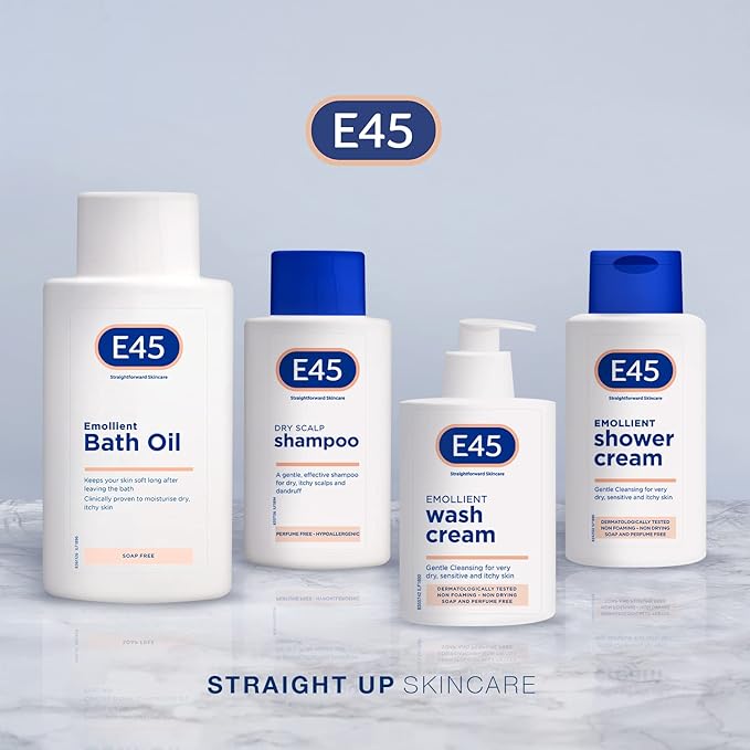 E45 shower cream 200ml (Pack of 2)