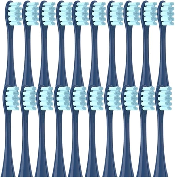 20/50/100PCS Blue Replacement Brush Head Compatible for X/X PRO/ Z1/ F1/ One/Air 2 /SE Soft Bristle(100Blue)