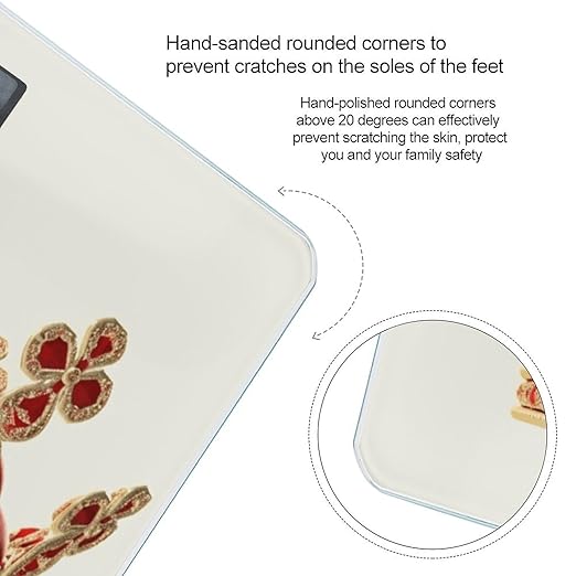 Red Crown Scale for Body Weight Smart Scales Digital Bathroom Scale High Precision Weighing Scales with Large Display Weighing Machine for People