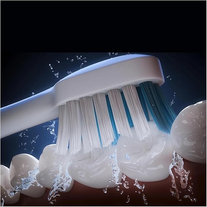Compatible for AquaSonic Duo Series Replacement Toothbrush Heads for &amp Home Dental Center(5pcs White)