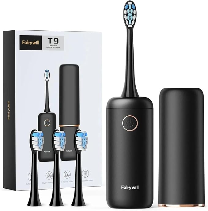 4/8/16pcs Electric Toothbrush HeadsCompatible for Fairywill P11 T9 P80(4WHITE)