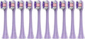 10PCS Electric Toothbrush Heads 2/2S/LBT203532A/LBT203552B Mini Brush Vacuum Replace Nozzles(10PCS Purple)