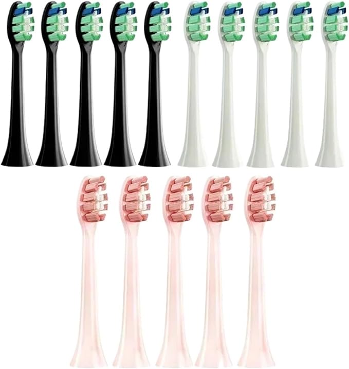 10PCS Replacement Brush HeadsCompatible for Philips HX6930 HX6064 Sonic Electric Toothbrush Vacuum(10White)