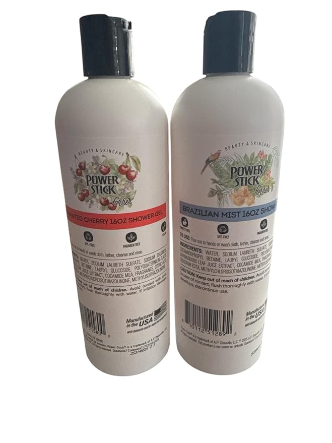 Lot Of 2 New Power Stick ENCHANTED CHERRY Brazilian Mist 16FL OZ
