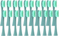 20PCS Replacement Brush Heads Compatible for Oclean Flow/X PRO Elite/X/One/Z1/F1Electric ToothbrushVacuum Sealed Bristle Heads(20 pcs Green)