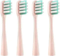 ReplacementCompatible for Usmile Y1/U1/U2 Toothbrush Heads Pink Smart Electric Tooth Clean Brush Nozzles 4/10Pcs/Set(4PinkGreenF)