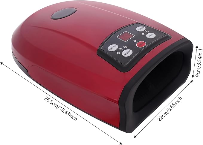 Hand Massager with Heat and Compression Finger Wrist and Palm Massager for Pain Relief Arthritis and Improved Circulation Gifts