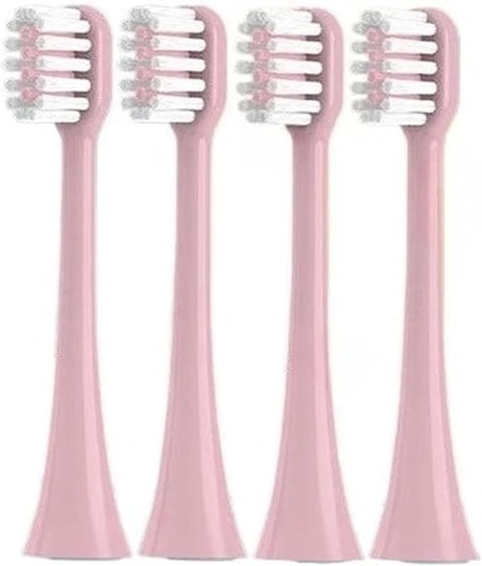 Electric Toothbrush Head Brush Replacement(Pink Clean 4 Pack)