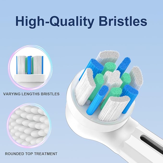 6 Pack IO Replacement Heads Compatible with Oral B iO 2 3 4 5 6 7 8 9 10 Deep Clean Series Electric Toothbrush Toothbrush Heads Compatible with Oral B iO for Cleans Your Teeth (White)