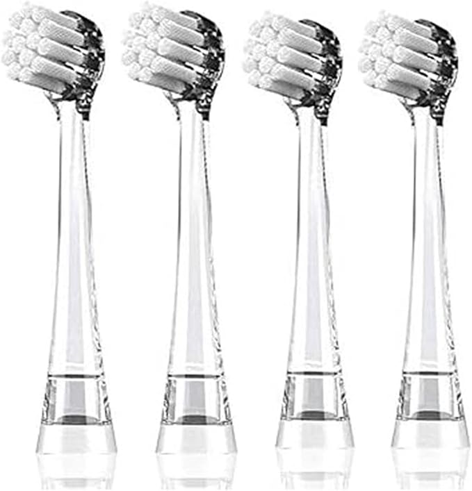 Compatible for Seago 811 812 Toothbrush HeadsSoft Bristles Children Replacement Electric Heads for SG-602 SG-902 Kids Tooth Brush(A)