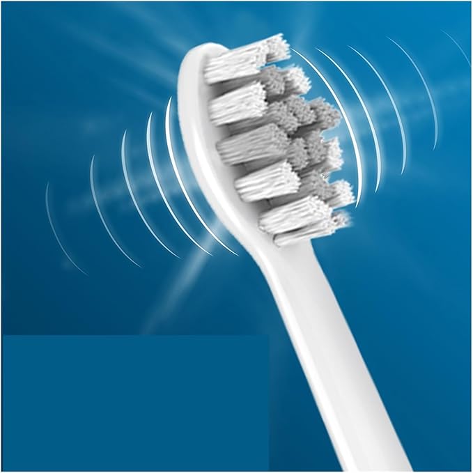 Compatible for with Electric Toothbrush Replacement Brush Heads 1100 2100 4100 4300 5100 5300 6100 6500(White-2 Pcs)