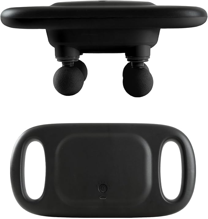 Daiwa Felicity Max Pro Lite Four-Headed Cordless Massager – 4 Deep Kneading Nodes 6 Intensity Levels Rechargeable Type-C Lightweight Portable Body Massager for Neck Back &amp Legs