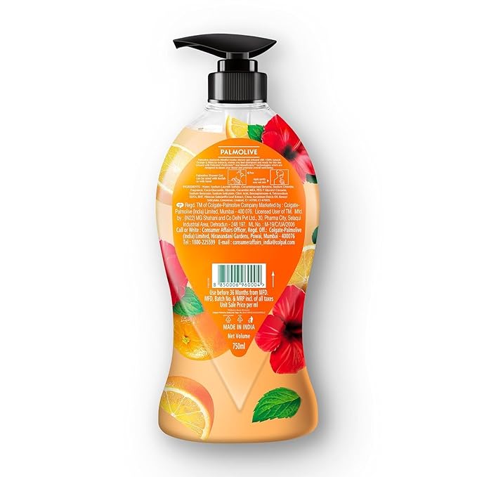 Pa..lmolive Moments Range Mindful Awake Body Wash 750ml Shower Gel