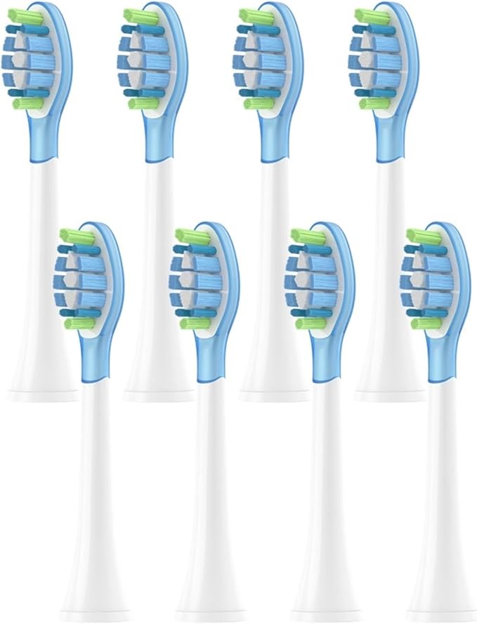 Replacement Toothbrush Heads Compatible with 1100 2100 4100 5100 5300 6100 7500 Series for Daily Deep Cleaning(8A2)