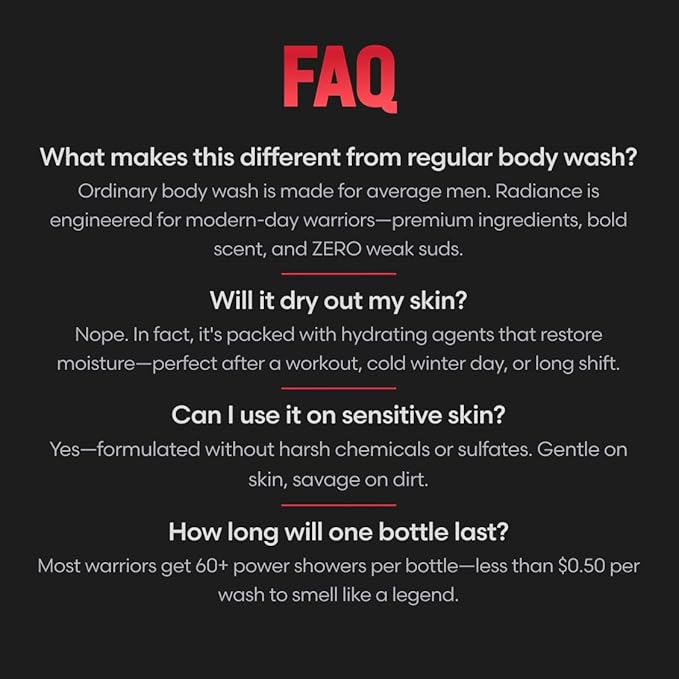 The Beard Struggle Eddie Hall Beast Line Body Wash – Ragnarok Rising Cologne-Grade Scent – Deep Cleanse Without Dryness – Paraben-Free Vegan-Friendly 8 fl oz